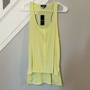 BEBE Neon Vertical Band Tank